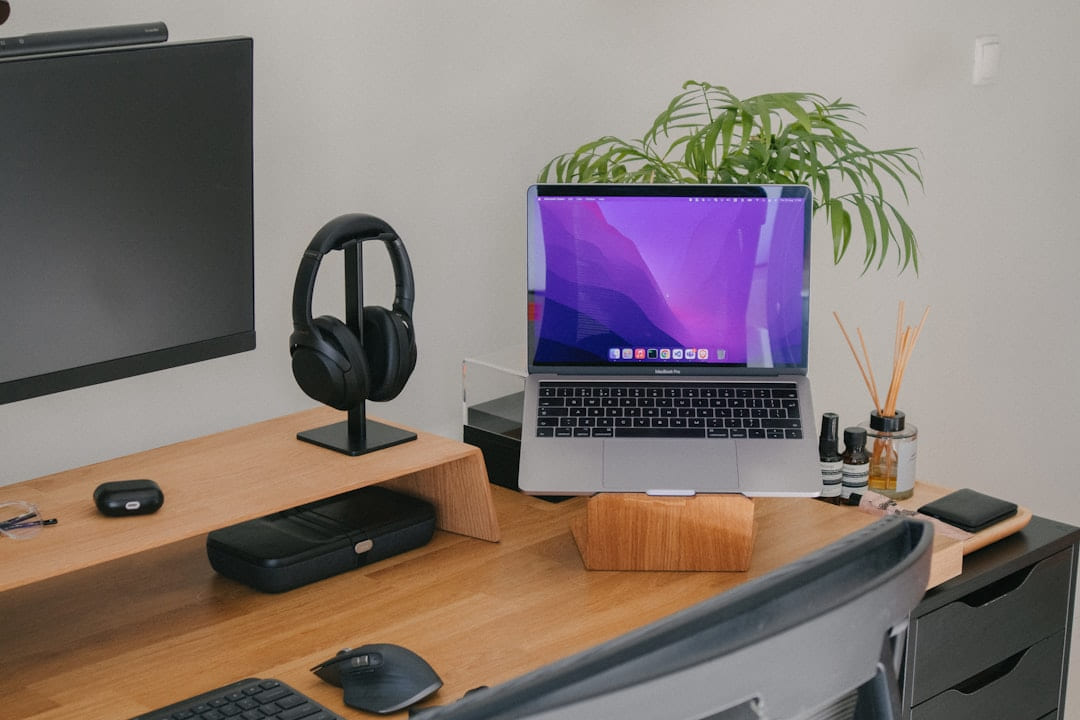 a laptop on a desk on The Digital Hustler